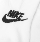 Nike - Three-Pack Everyday Cotton-Blend No-Show Socks - White