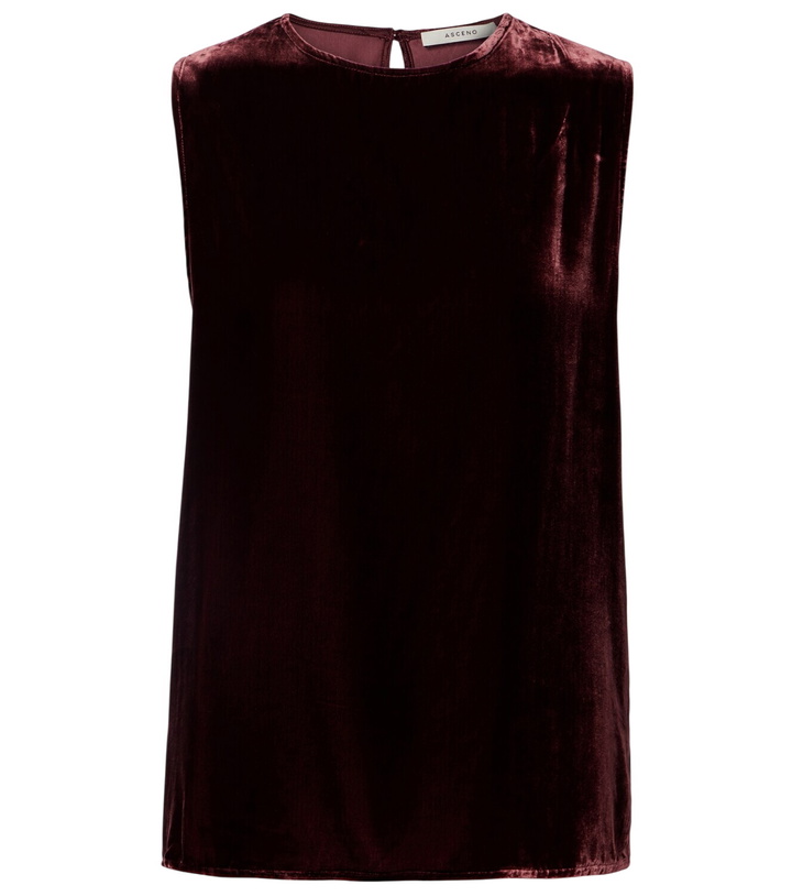 Photo: Asceno Trento velvet tank top
