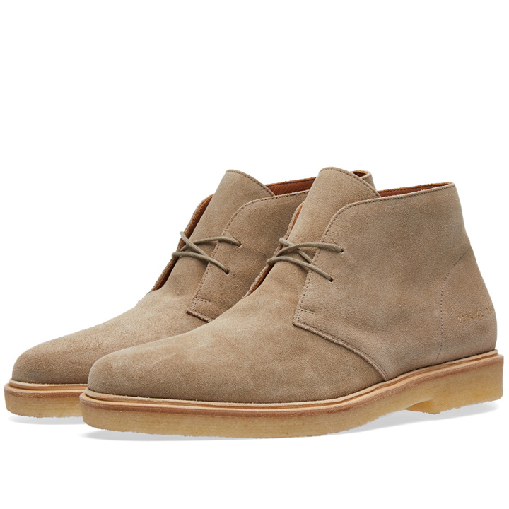 Photo: Common Projects Chukka Waxed Suede Grey