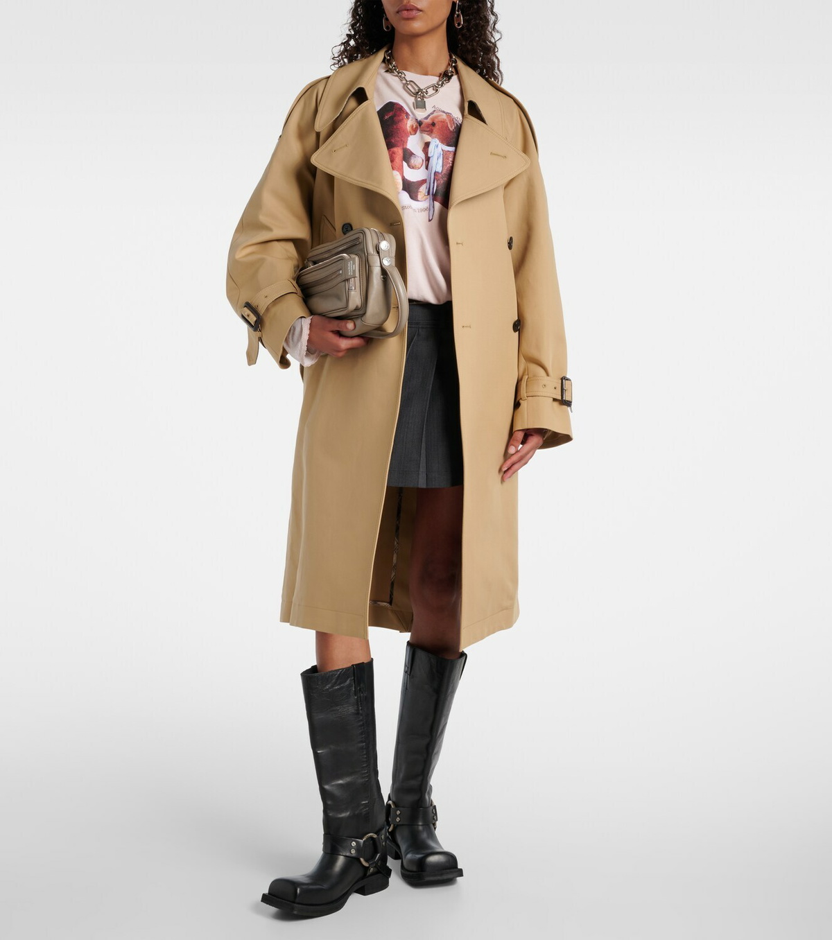 Acne Studios Cotton trench coat Acne Studios
