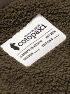 Cotopaxi - Tricot Hybrid Logo-Appliquéd Quilted Recycled Shell-Trimmed Fleece Hooded Jacket - Brown