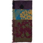 Dries Van Noten Multicolor Long Wool Scarf