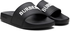Burberry Black Logo Slides