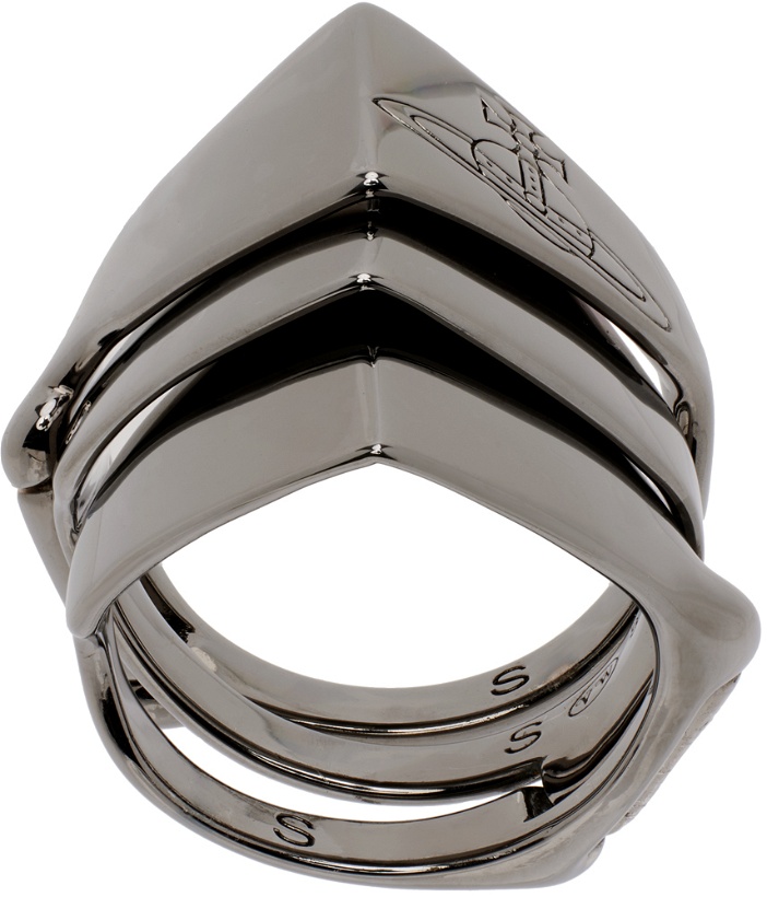 Photo: Vivienne Westwood Gunmetal Knuckleduster Ring