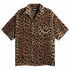 Neighborhood Men's x Hippopotamus Terry Cloth Shirt in Leopard