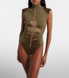 Jean Paul Gaultier Wool-blend bodysuit