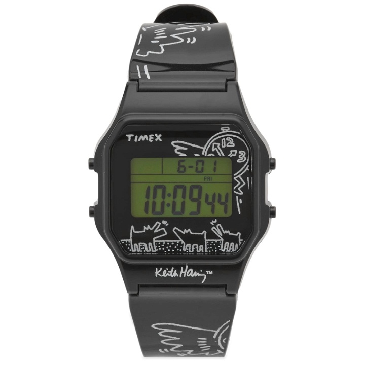 Photo: Timex x Keith Haring T80 Digital Watch in Black
