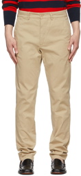 Aspesi Beige Low Piato Trousers