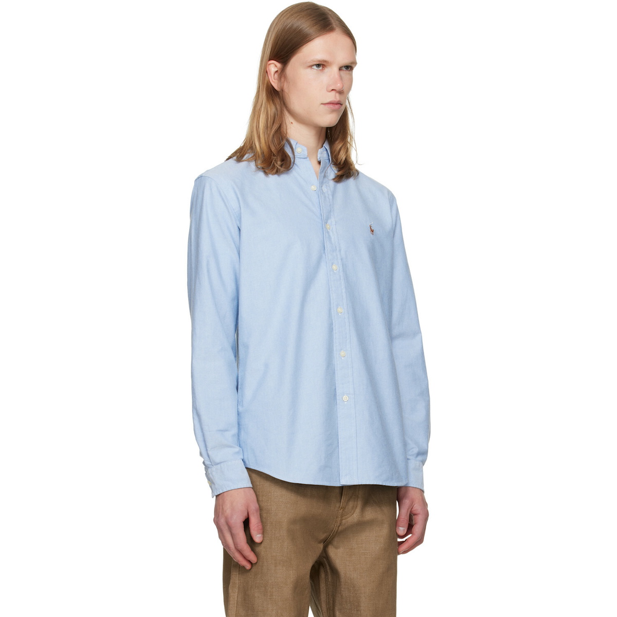 Polo Ralph Lauren Blue 'The Iconic Oxford' Shirt