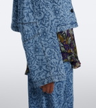 Dries Van Noten Floral denim jacket