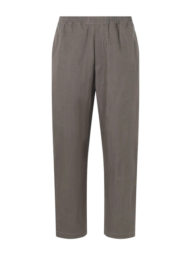 Photo: A Kind Of Guise - Banasa Straight-Leg Cotton-Blend Trousers - Brown
