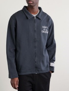 Gallery Dept. - Montecito Logo-Print Cotton-Jersey Jacket - Black
