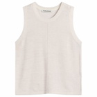 YMC Women's Dot Knit Vest in Pink Marl