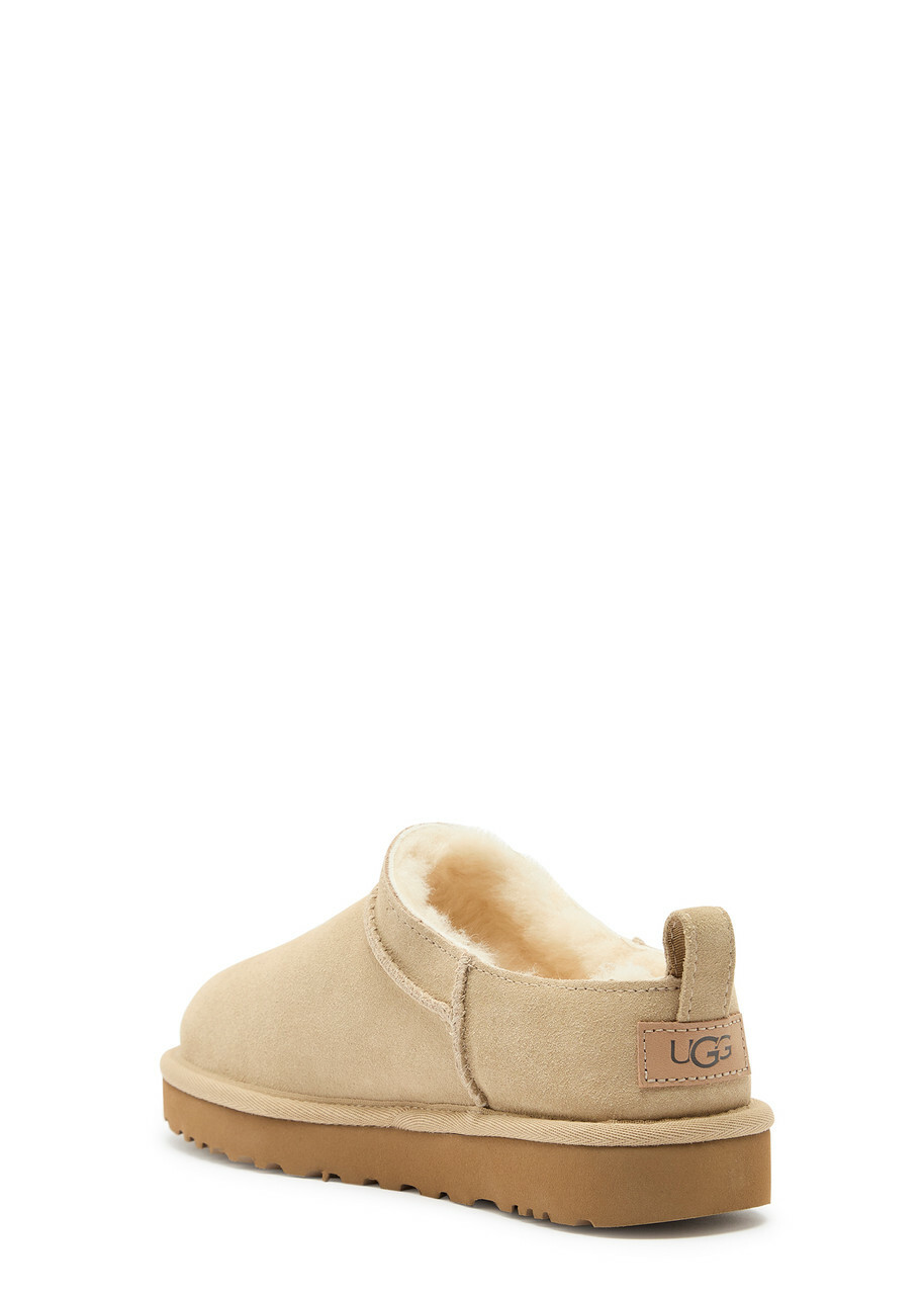 Ugg Classic Micro Suede Ankle Boots Beige