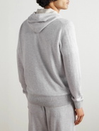 Eleventy - Cashmere Zip-Up Hoodie - Gray