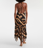 Pucci Labirinto muslin jersey midi dress
