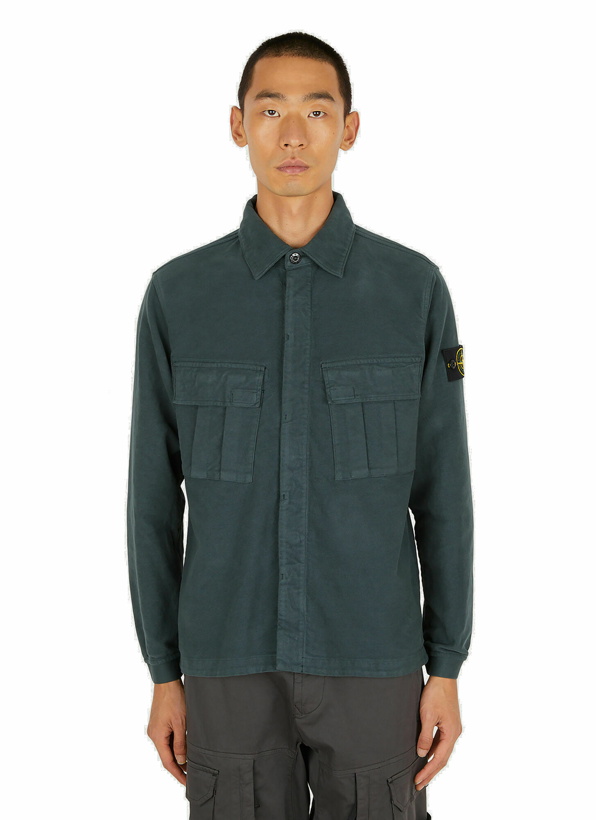 Photo: Compass Patch Overshirt in Green