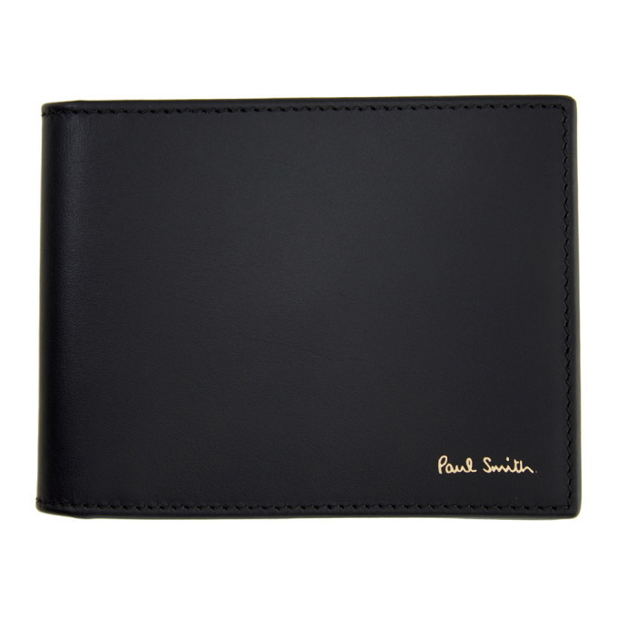 Photo: Paul Smith Black Signature Stripe Interior Bill Clip Wallet