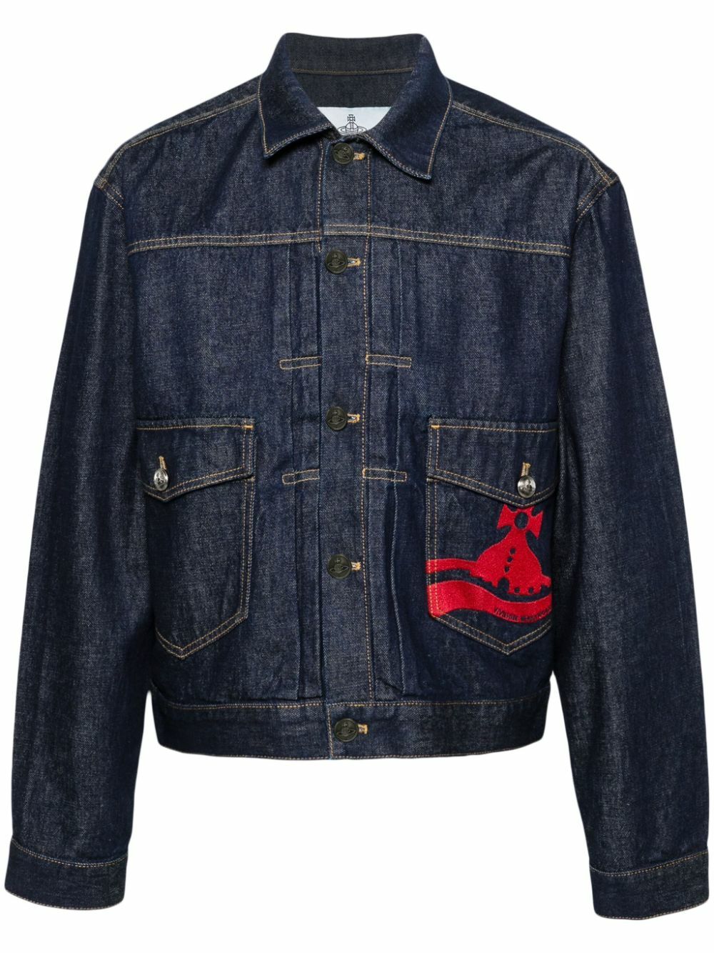 ジャケット・アウター Vivienne Westwood SS1997 Denim Jacket VIVIENNE WESTWOOD - Denim Jacket With Logo Vivienne Westwood