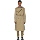 Alexander McQueen Beige Harness Light Trench Coat