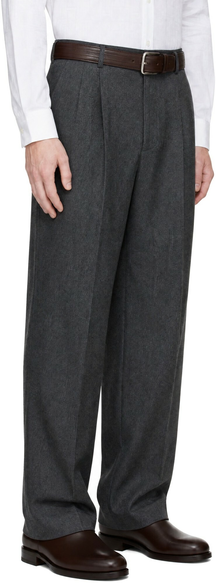 ANOTHER ASPECT Gray Another 1.0 Suit Trousers