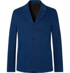 Mr P. - Unstructured Cotton-Blend Moleskin Suit Jacket - Blue