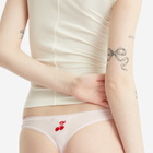 Fruity Booty Women's Commando Thong in Pink