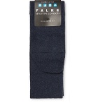 Falke - Sensitive London Mélange Stretch Cotton-Blend Socks - Navy