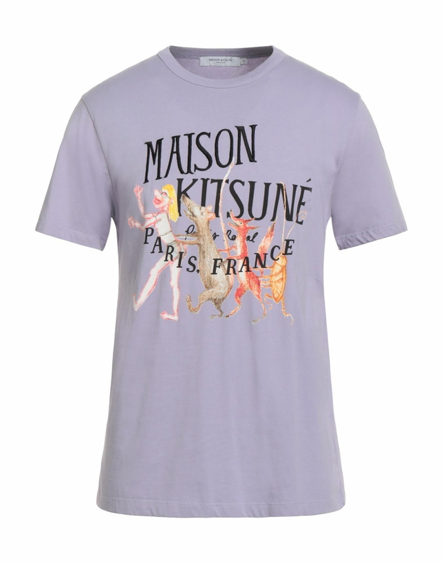 Photo: Maison Kitsuné Mens T-shirt Lilac