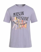Maison Kitsuné Mens T-shirt Lilac