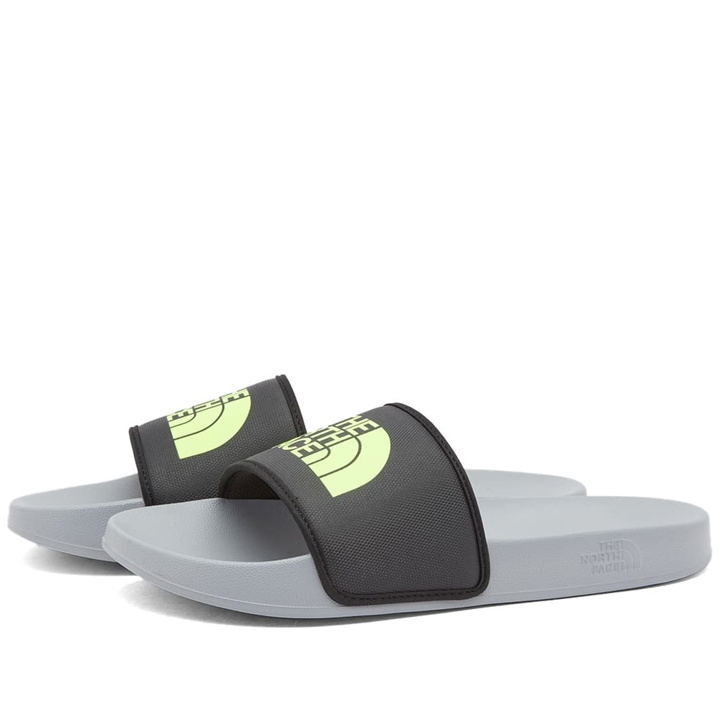 Photo: The North Face Men's Base Camp Slide in Meld Grey/Led Yellow