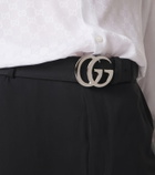 Gucci Flat Marmont GG Canvas belt