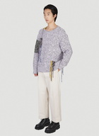 Astral Knit Jumper in Purple