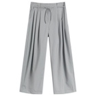 Deiji Studios Women's Tri Pleat Pants in Steele Stripe