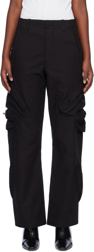 Photo: POST ARCHIVE FACTION (PAF) Black 7.0 Center Cargo Pants