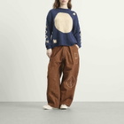 Story mfg. Women's Lush Pants in Brown Zig Zag