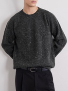 Eleventy - Ribbed Wool-Blend Sweater - Gray