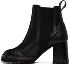 See by Chloé Black Mallory Chelsea Boots