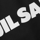Jil Sander Men's Back Logo Coach Jacket in Black