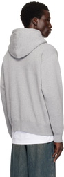 BEAMS PLUS Gray Sweat Pullover Raised Back Hoodie