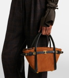 Tod's T Timeless suede tote bag