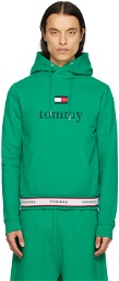 Tommy Jeans Green Repeat Hoodie