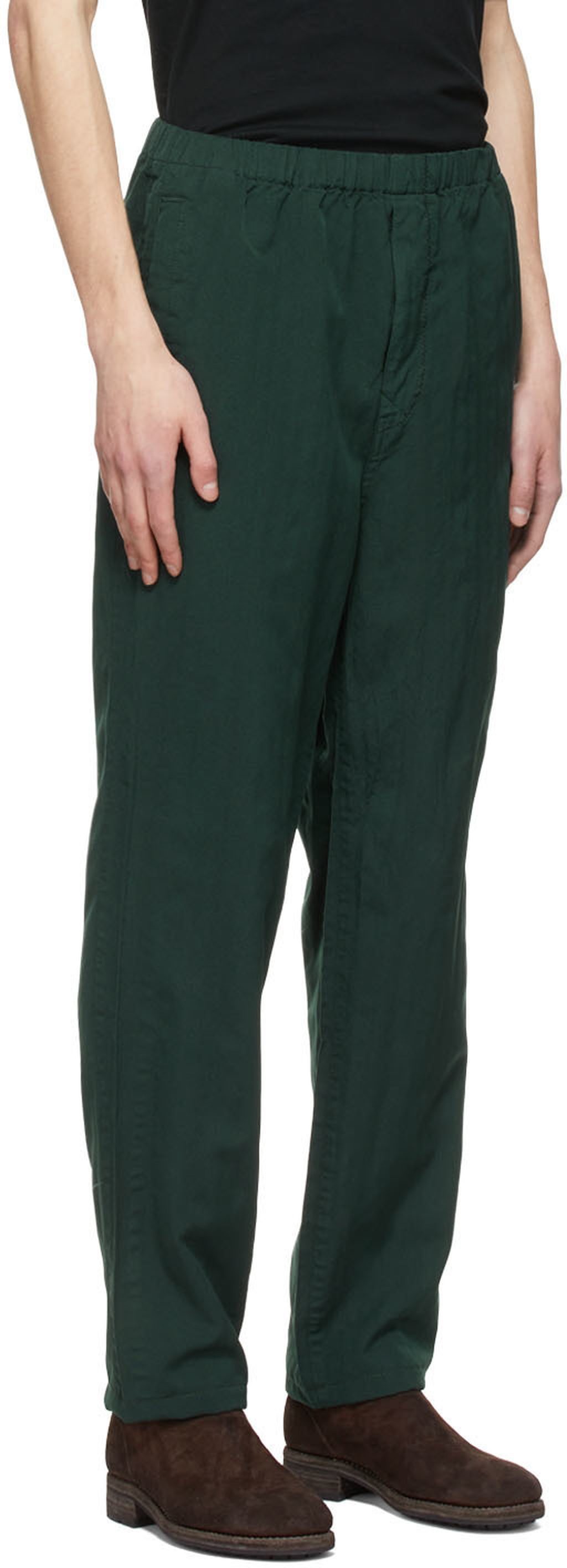 Undercover Green Polyester Trousers Undercover