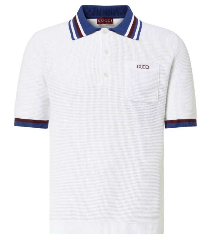 Photo: Gucci Cotton piqué polo shirt