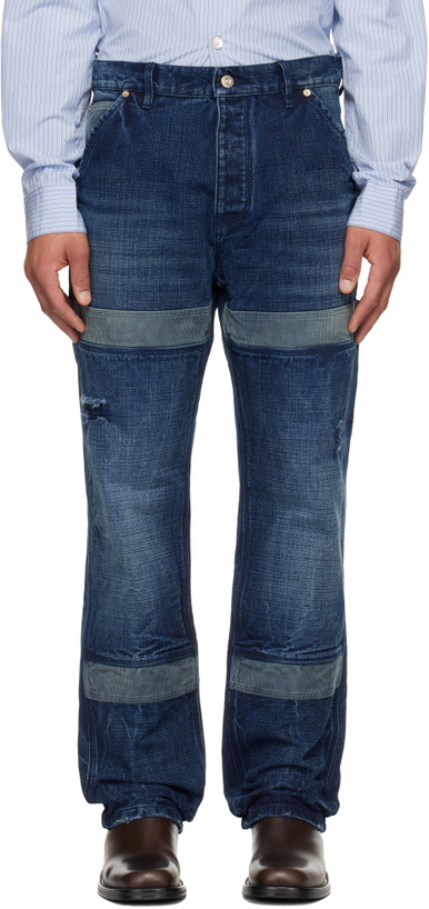 Photo: Wales Bonner Blue 'The Sierra' Jeans