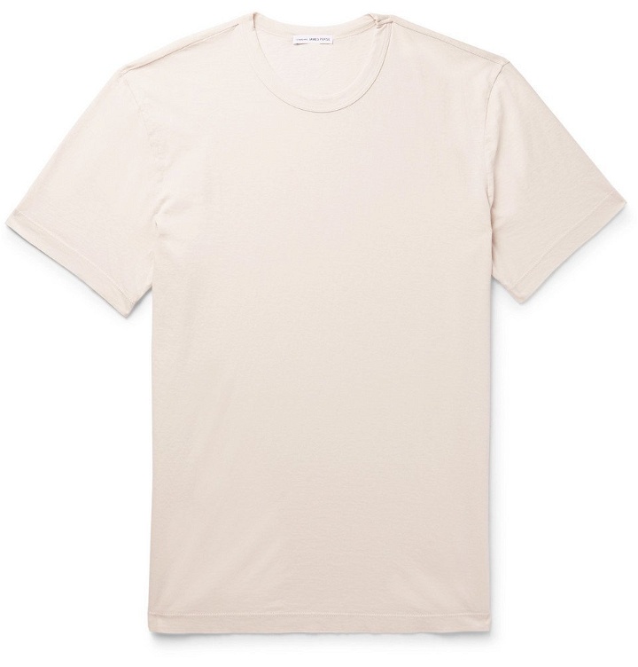 Photo: James Perse - Slim-Fit Cotton-Jersey T-Shirt - Men - Cream