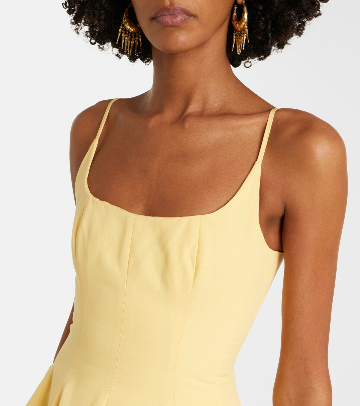Staud Joy cotton-blend gown