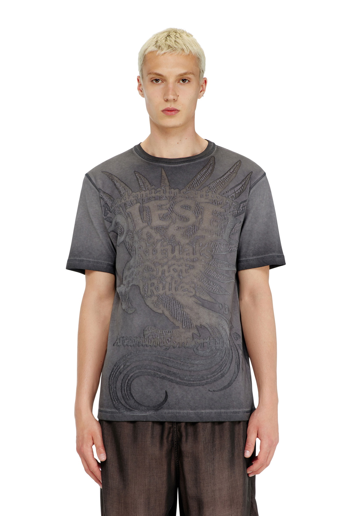 Diesel Khaki T-Cranet-Ls Long Sleeve T-Shirt Diesel