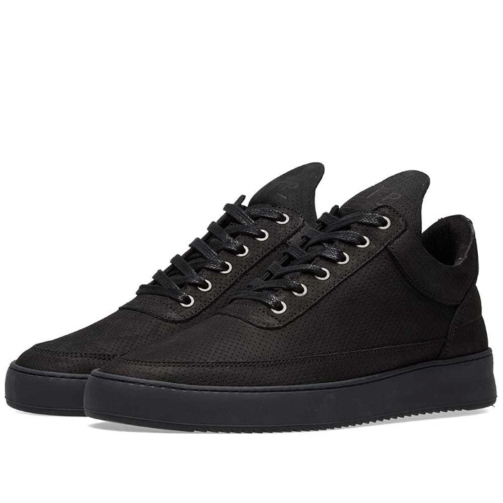 Photo: Filling Pieces Low Ripple Nubuck Perforted Sneaker