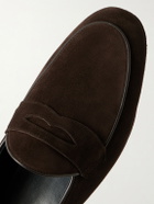 Rubinacci - Suede Penny Loafers - Brown